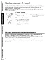 Preview for 18 page of GE JGBP35GXA Owner'S Manual & Installation Instructions