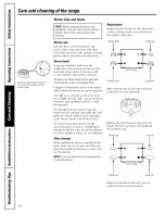 Preview for 22 page of GE JGBP35GXA Owner'S Manual & Installation Instructions