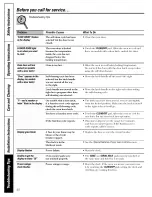 Preview for 40 page of GE JGBP35GXA Owner'S Manual & Installation Instructions