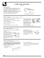 Предварительный просмотр 34 страницы GE JGBP35GXA Use And Care & Installation Manual