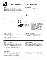 Preview for 12 page of GE JGBP35GZX Use And Care & Installation Manual