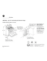 GE JGBP85SEJ Dimensions And Installation Information preview
