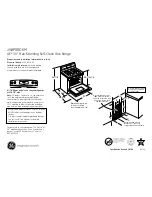 GE JGBP88D Dimensions And Installation Information preview