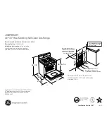 Preview for 1 page of GE JGBP88SEM Datasheet