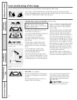 Preview for 20 page of GE JGBS04BETWH Owner'S Manual & Installation Instructions