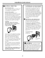 Preview for 36 page of GE JGBS04BETWH Owner'S Manual & Installation Instructions