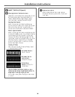 Preview for 40 page of GE JGBS04BETWH Owner'S Manual & Installation Instructions