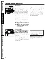 Предварительный просмотр 22 страницы GE JGBS09 Owner'S Manual & Installation Instructions