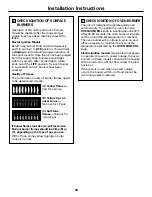 Предварительный просмотр 36 страницы GE JGBS09 Owner'S Manual & Installation Instructions