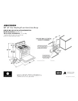 Preview for 1 page of GE JGBS10DEM Dimensions And Installation Information