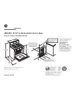 GE JGBS22BEHWH Dimensions And Installation Information preview