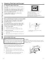 Предварительный просмотр 22 страницы GE JGBS60DEFWW Owner'S Manual