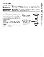 Предварительный просмотр 23 страницы GE JGBS60DEFWW Owner'S Manual