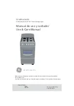 Предварительный просмотр 1 страницы GE JGE200 Use & Care Manual