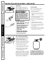 Предварительный просмотр 22 страницы GE JGGB27 Owner'S Manual