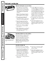 Preview for 14 page of GE JGGN24 Owner'S Manual