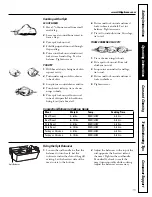 Preview for 15 page of GE JGGN24 Owner'S Manual