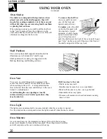 Preview for 20 page of GE JGHC60GEN User And Care Manual