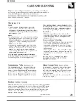 Preview for 29 page of GE JGHC60GEN User And Care Manual