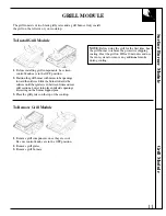 Preview for 11 page of GE JGP18 Use And Care & Installation Manual