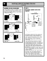 Preview for 20 page of GE JGP18 Use And Care & Installation Manual