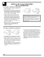 Preview for 42 page of GE JGP18 Use And Care & Installation Manual