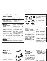 GE JGP3030 Installation Instructions Manual preview
