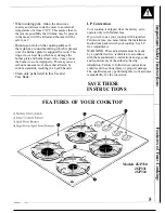 Предварительный просмотр 5 страницы GE JGP330 Use And Care Manual