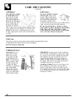 Preview for 16 page of GE JGP389 Use And Care & Installation Manual