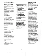 Preview for 2 page of GE JGP600EH Use And Care Manual