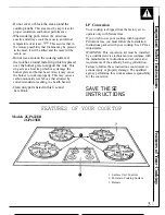 Предварительный просмотр 5 страницы GE JGP622ER Use And Care Manual