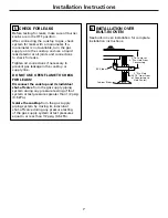 Preview for 7 page of GE JGP628 Installation Instructions Manual