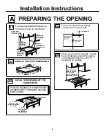 Preview for 4 page of GE JGP628BEC Installation Instructions Manual