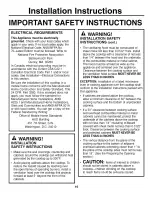 Preview for 16 page of GE JGP637 Owner'S Manual And Installation Instructions