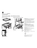 GE JGP637BEJ Dimensions And Installation Information preview