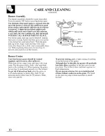 Preview for 10 page of GE JGP640 Use And Care & Installation Manual