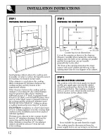 Preview for 12 page of GE JGP640 Use And Care & Installation Manual