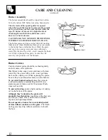 Preview for 12 page of GE JGP645 Use And Care & Installation Manual