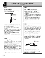 Preview for 20 page of GE JGP645 Use And Care & Installation Manual