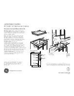 Preview for 1 page of GE JGP963CEKCC - Profile: 36'' Sealed Burner Gas... Dimensions And Installation Information