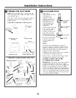 Preview for 22 page of GE JGP979 Installation & Owner'S Instructions