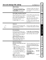 Preview for 15 page of GE JGP985 Owner'S Manual & Installation Instructions