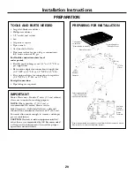 Preview for 20 page of GE JGP985 Owner'S Manual & Installation Instructions