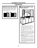 Preview for 21 page of GE JGP985 Owner'S Manual & Installation Instructions