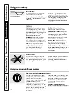 Preview for 10 page of GE JGP989 Owner'S Manual & Installation Instructions