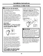 Preview for 29 page of GE JGP989 Owner'S Manual & Installation Instructions