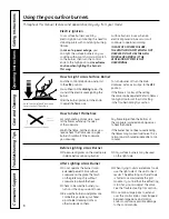 Preview for 8 page of GE JGP990 Installation & Owner'S Instructions