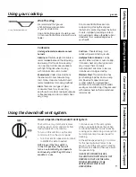 Preview for 9 page of GE JGP990 Installation & Owner'S Instructions