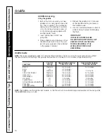 Preview for 14 page of GE JGP990 Installation & Owner'S Instructions