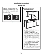 Preview for 21 page of GE JGP990 Installation & Owner'S Instructions